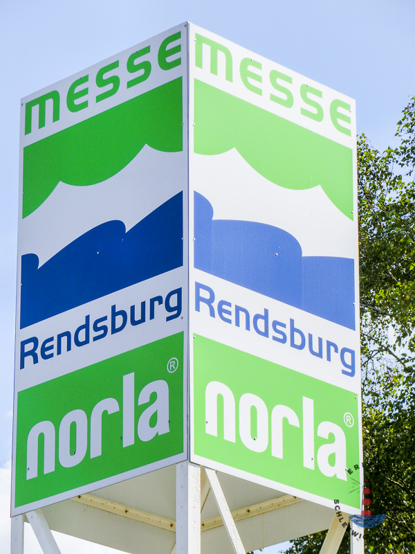 Norla Schild auf der Messe