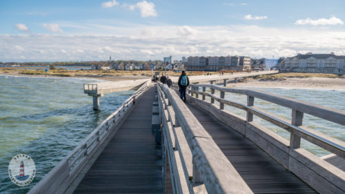 Aussicht von der Seebrücke Heiligenhafen