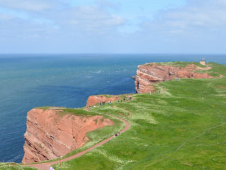 Aussicht vom Leuchtturm Helgoland