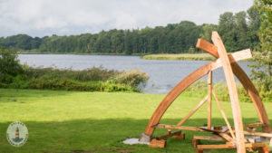 Blick auf den Burgsee von Schloss Gottorf