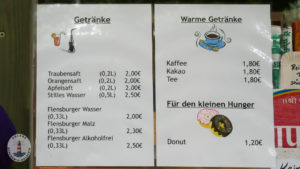 Preise Getränke Tolk-Schau