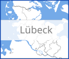 Karte von Lübeck